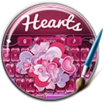 keyboard hearts android application logo